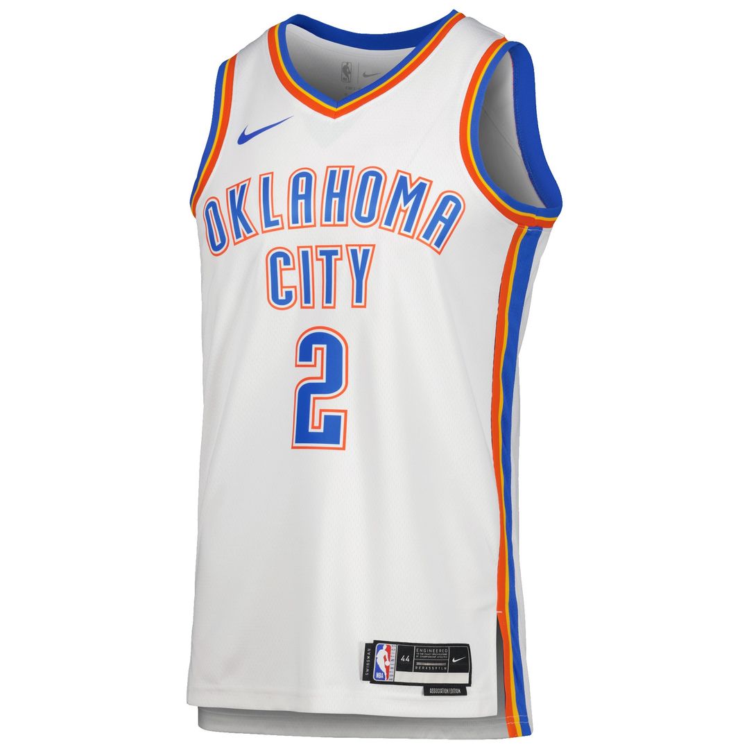 Shai Gilgeous - Alexander Oklahoma City Thunder Nike Unisex Swingman Jersey - Association Edition - White