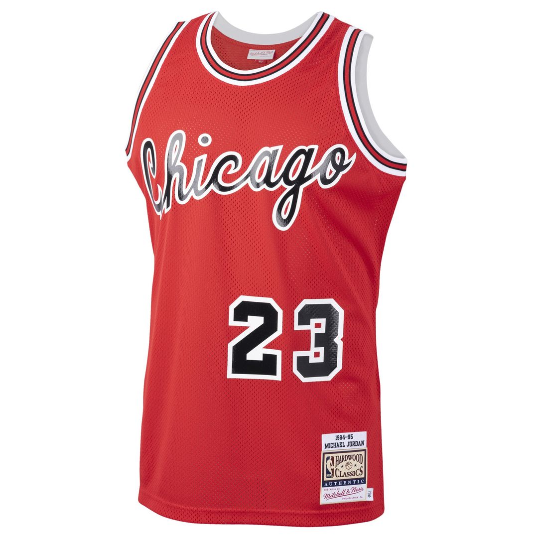 Michael Jordan Chicago Bulls Mitchell & Ness 1984/85 Hardwood Classics Rookie Authentic Jersey - White