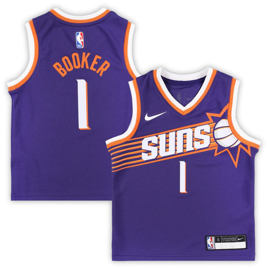 Devin Booker Phoenix Suns Nike Preschool Player Swingman Jersey - Icon Edition - Purple