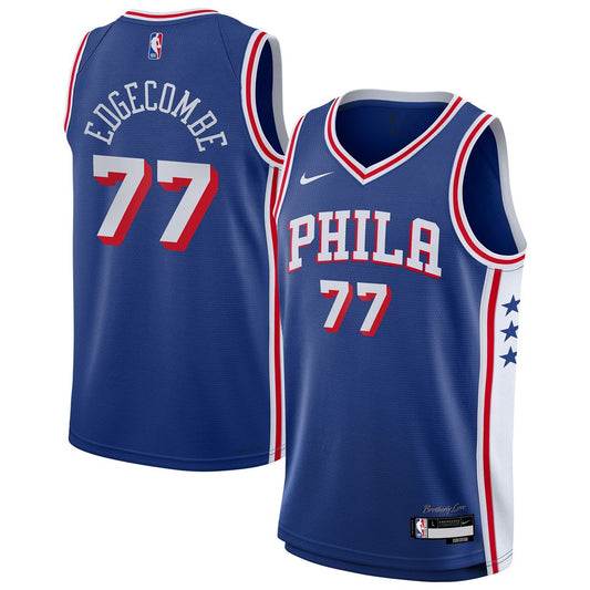 VJ Edgecombe Philadelphia 76ers Nike Youth Swingman Jersey - Icon Edition - Royal