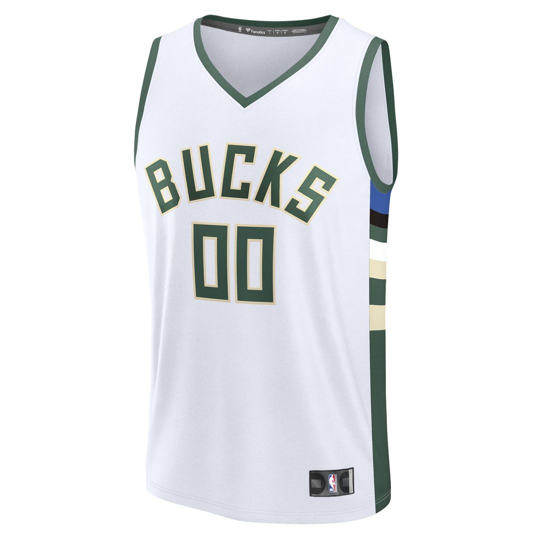 Milwaukee Bucks Fanatics Fast Break Custom Jersey - Icon Edition - Green
