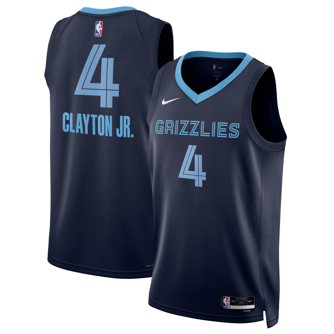 Walter Clayton Jr. Memphis Grizzlies Nike Unisex Swingman Jersey - Icon Edition - Navy