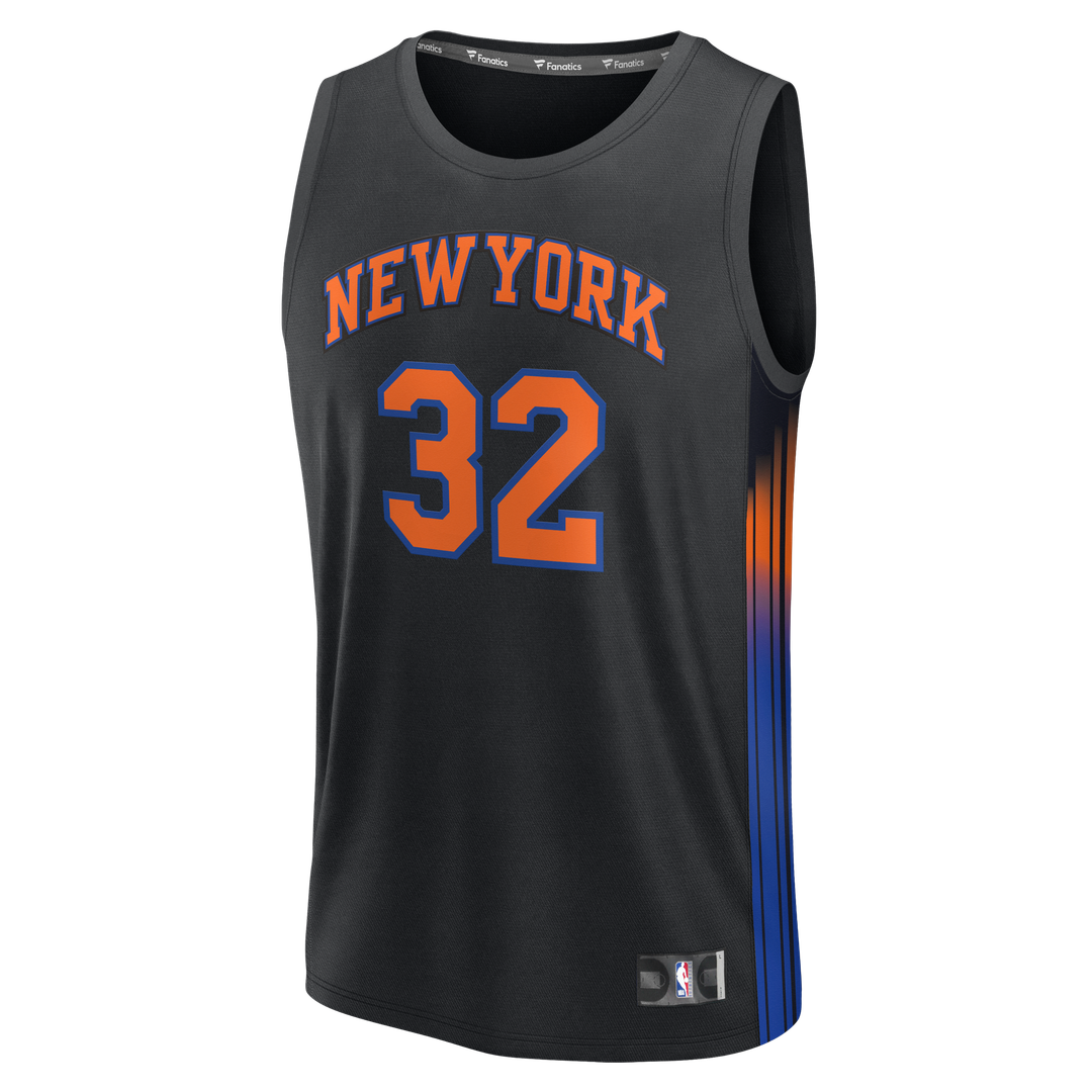 Karl - Anthony Towns New York Knicks Fanatics Youth Fast Break Jersey - Statement Edition - Black