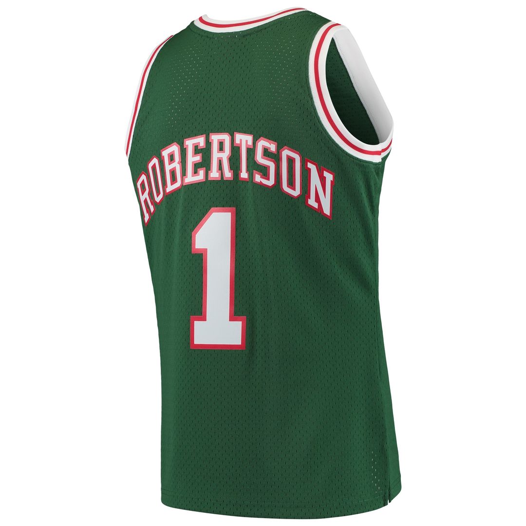 Oscar Robertson Milwaukee Bucks Mitchell & Ness Hardwood Classics Swingman Jersey - White