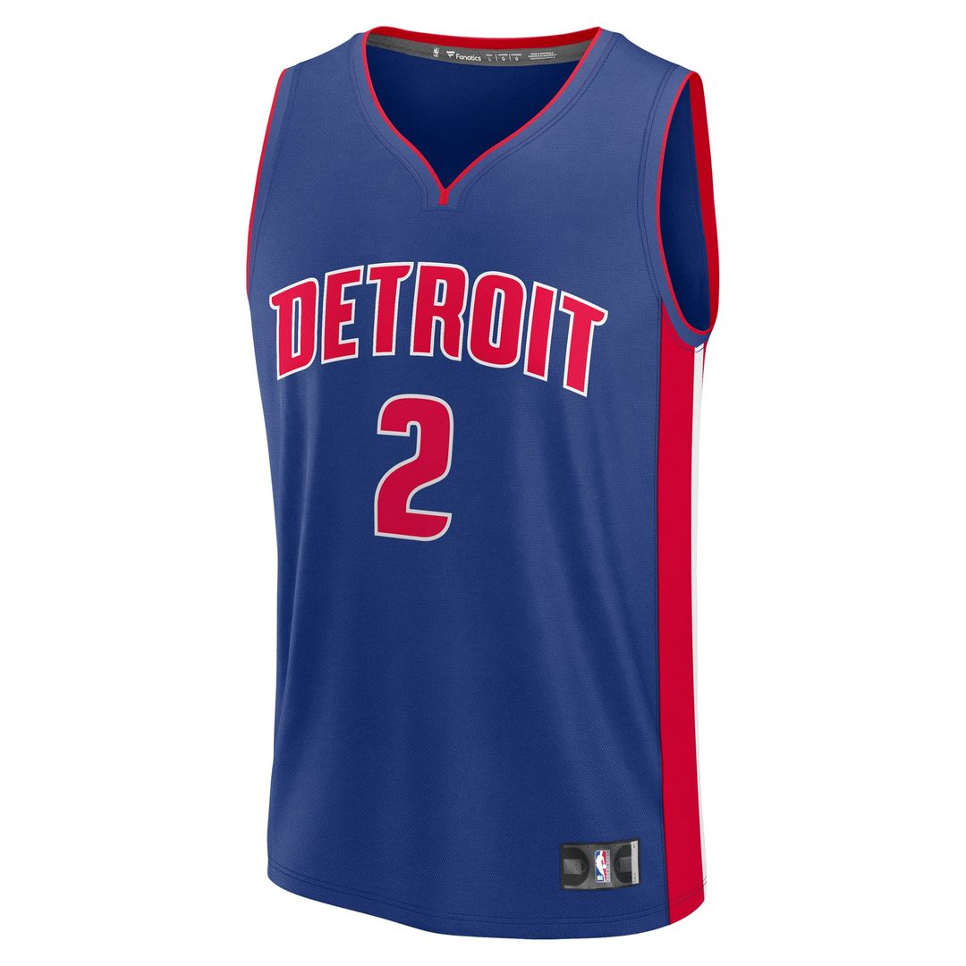Cade Cunningham Detroit Pistons Fanatics Fast Break Player Replica Jersey - Icon Edition - Blue
