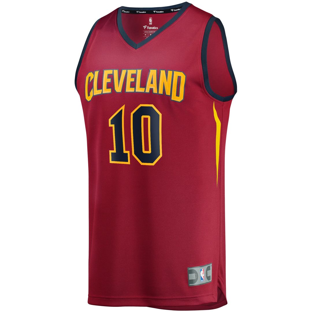 Darius Garland Cleveland Cavaliers Fanatics Youth Replica Fast Break Jersey Wine - Icon Edition