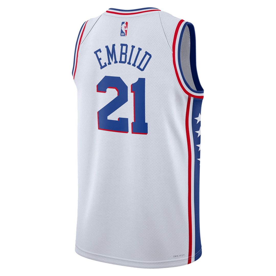 Joel Embiid Philadelphia 76ers Nike Unisex Swingman Jersey - Association Edition - White