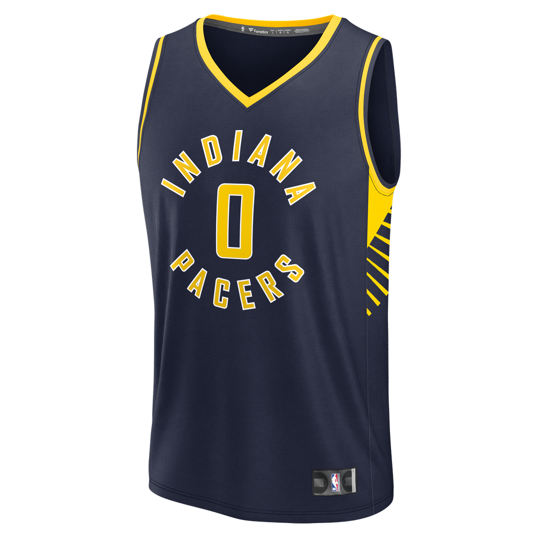 Tyrese Haliburton Indiana Pacers Fanatics Youth Fast Break Player Replica Jersey - Navy