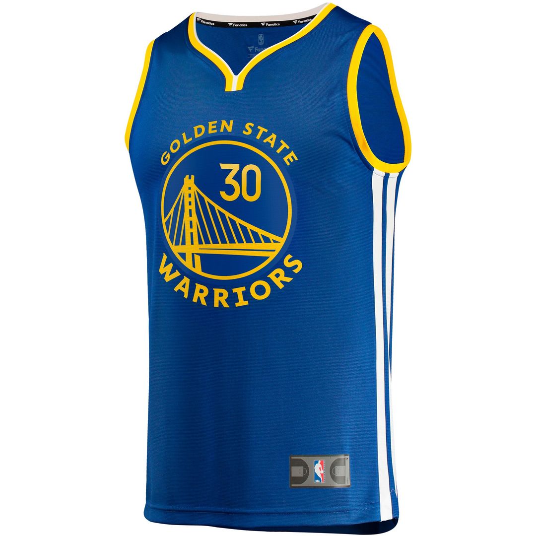 Stephen Curry Golden State Warriors Fanatics Fast Break Replica Jersey - Icon Edition - Royal