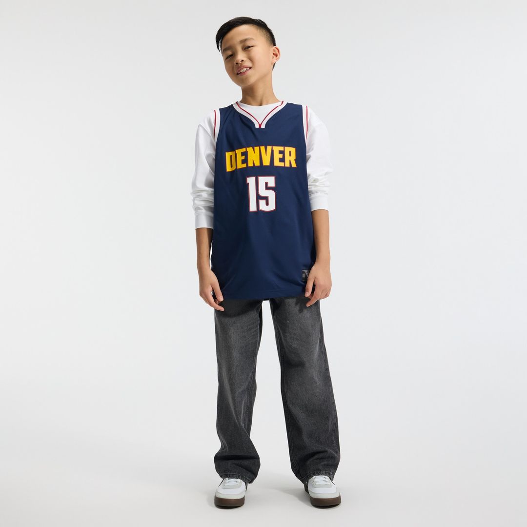 Nikola Jokic Denver Nuggets Fanatics Youth Fast Break Player Replica Jersey - Icon Edition - Navy
