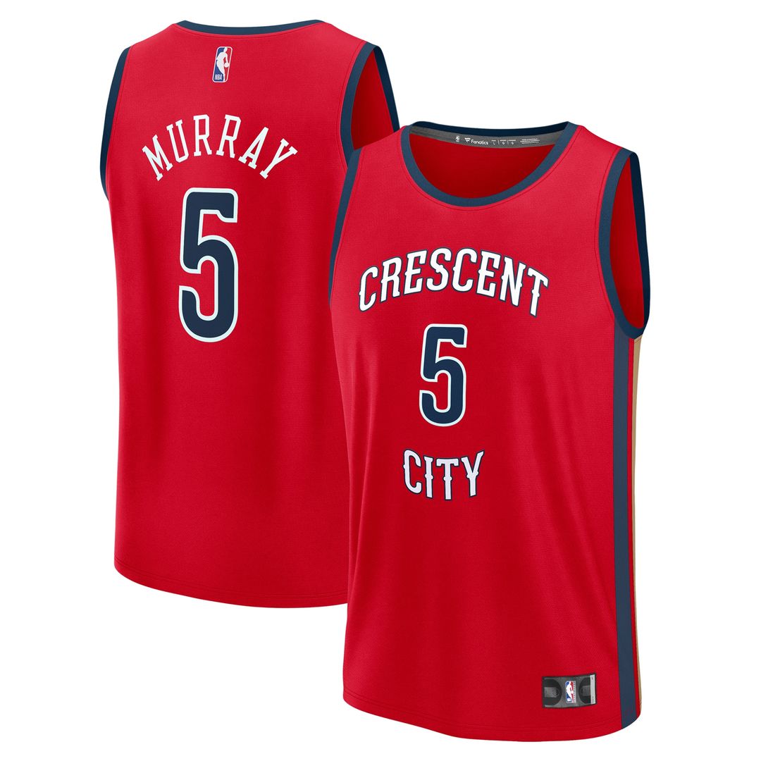 Dejounte Murray New Orleans Pelicans Fanatics Youth Fast Break Player Replica Jersey - Statement Edition - Red