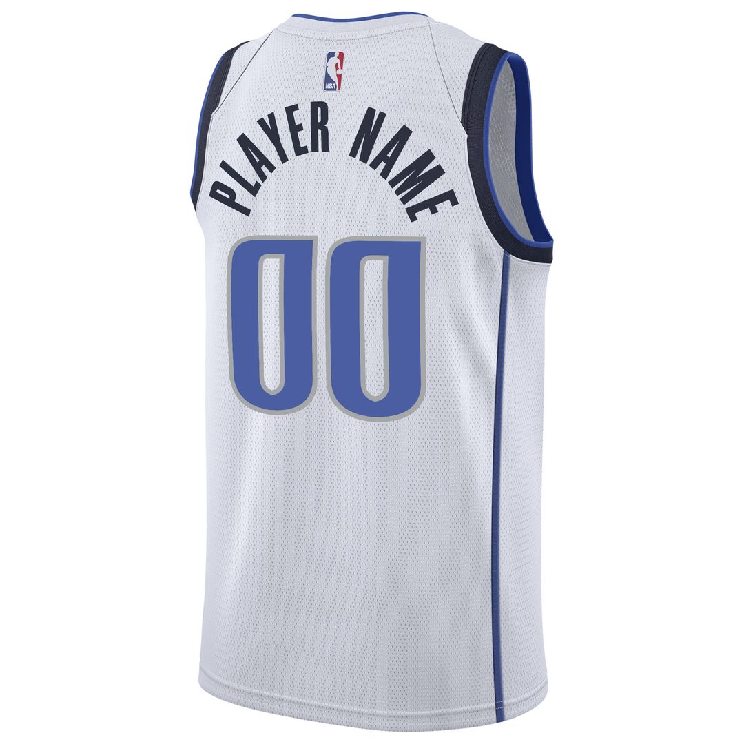 Dallas Mavericks Nike 2020/21 Swingman Custom Jersey - Icon Edition - Blue