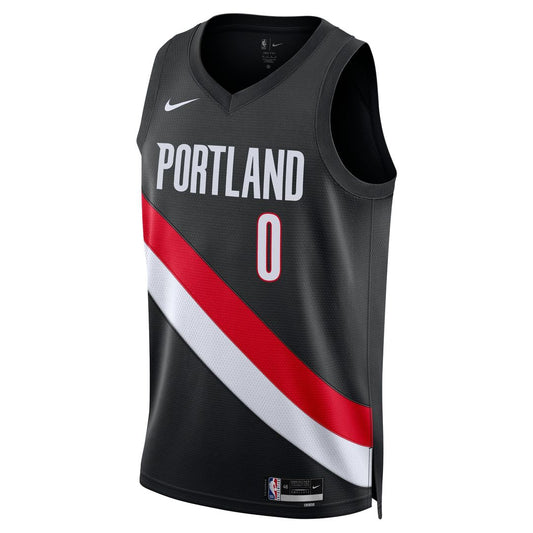 Damian Lillard Portland Trail Blazers Nike Unisex Player Swingman Jersey - Icon Edition - Black