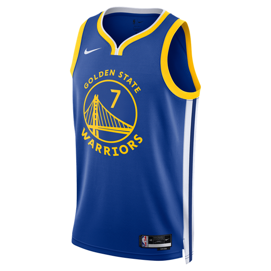 Kristaps Porziņģis Golden State Warriors Nike Unisex Swingman Jersey - Icon Edition - Royal