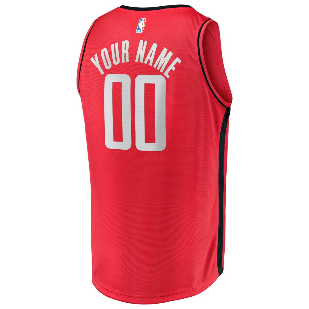 Houston Rockets Fanatics Youth Fast Break Custom Replica Jersey - Icon Edition â€?Red