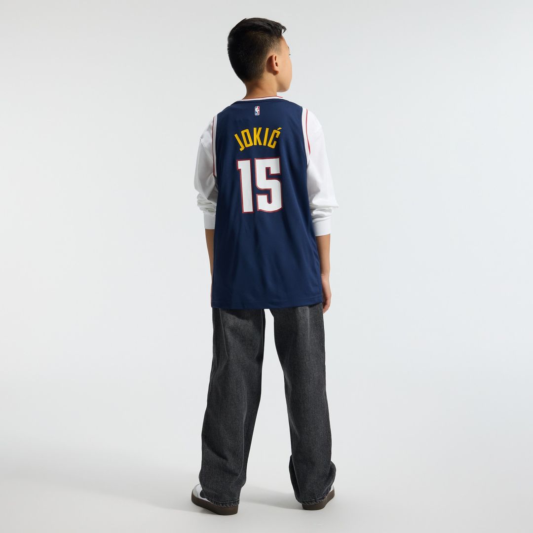 Nikola Jokic Denver Nuggets Fanatics Youth Fast Break Player Replica Jersey - Icon Edition - Navy