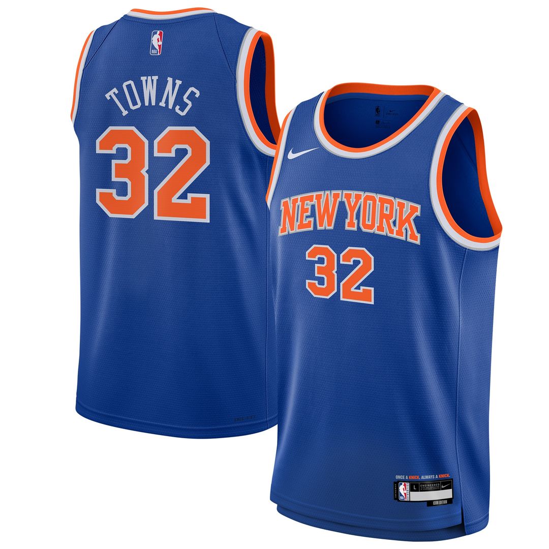 Karl - Anthony Towns New York Knicks Nike Youth Swingman Jersey - Icon Edition - Blue