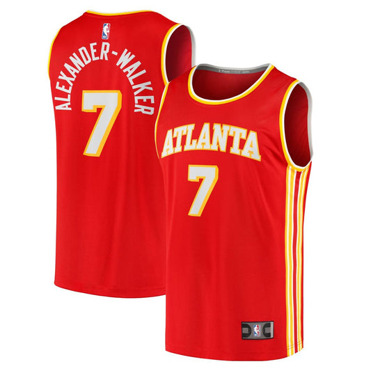 Nickeil Alexander - Walker Atlanta Hawks Fanatics Fast Break Replica Jersey - Red - Icon Edition