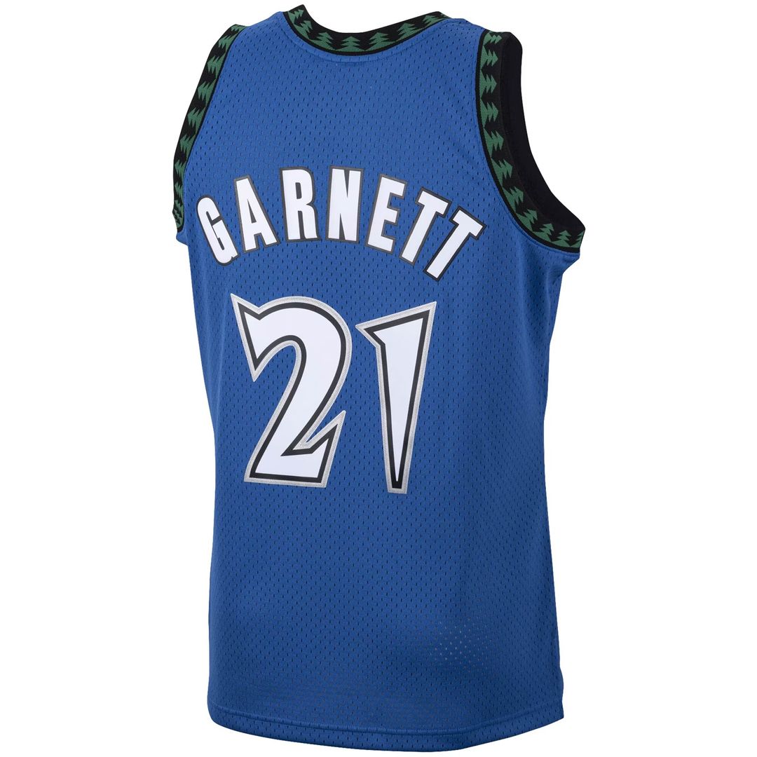 Kevin Garnett Minnesota Timberwolves Mitchell & Ness Big & Tall 2003/04 Hardwood Classics Swingman Jersey - Blue