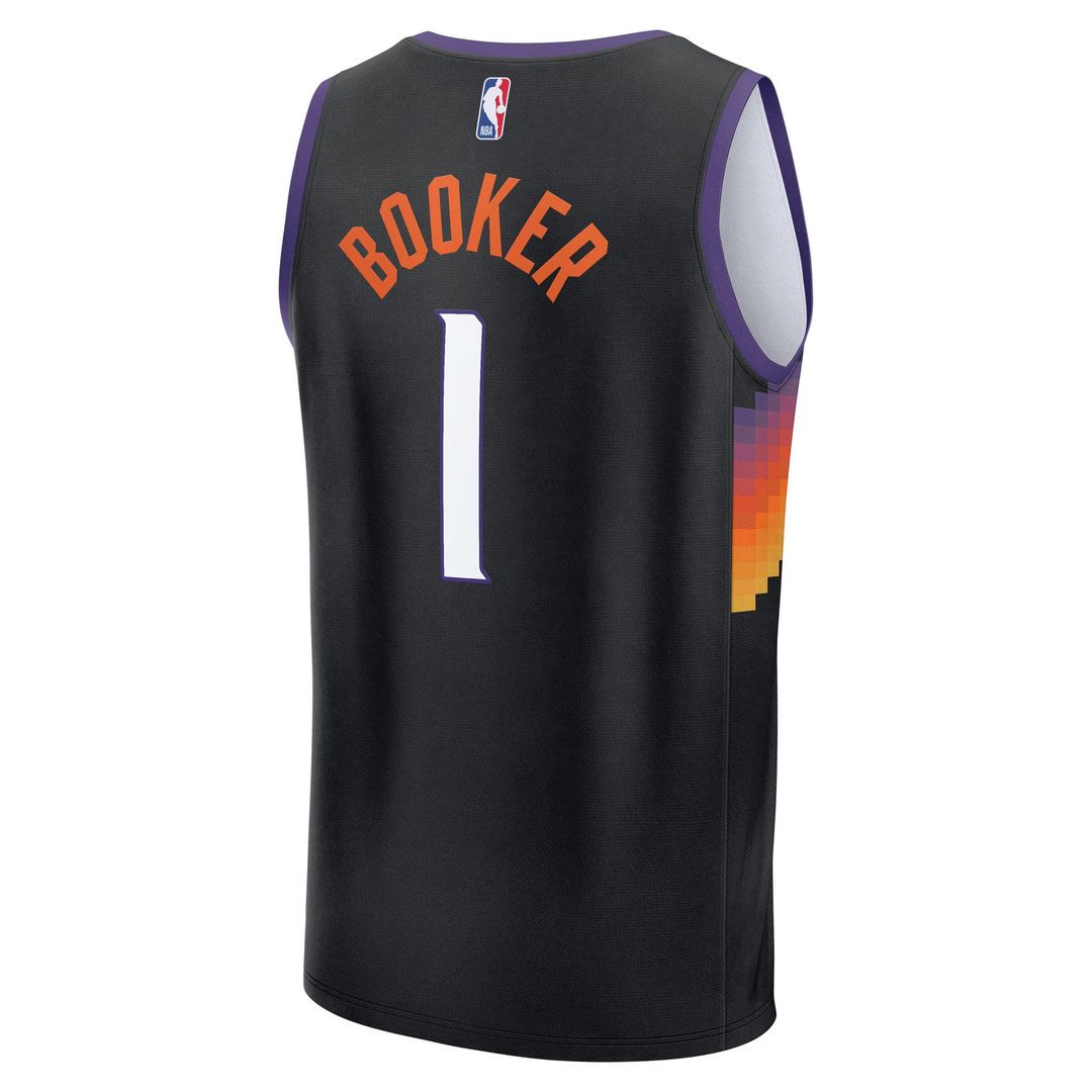 Devin Booker Phoenix Suns Fanatics Youth 2025/26 City Edition Fast Break Jersey - Black