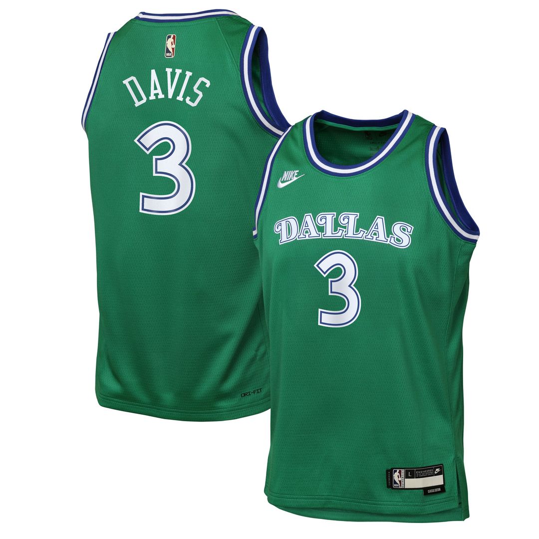 Anthony Davis Dallas Mavericks Nike Youth Swingman Jersey - Classic Edition - Green