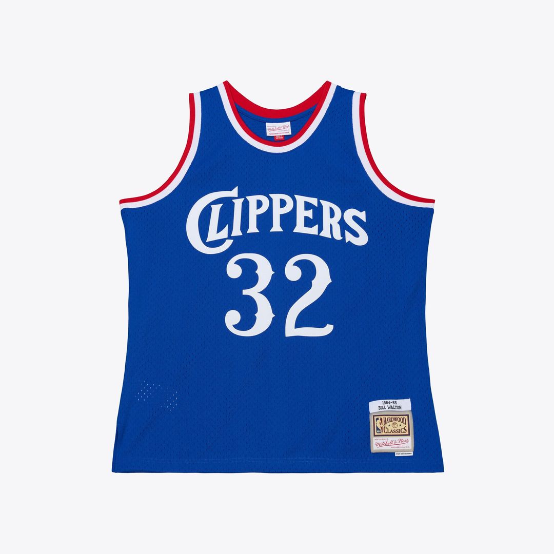Bill Walton LA Clippers Mitchell & Ness 1984 - 85 Swingman Jersey - Royal