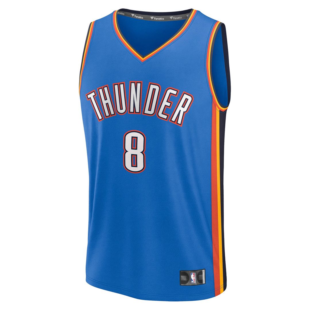Jalen Williams Oklahoma City Thunder Fanatics Fast Break Player Replica Jersey - Icon Edition - Blue