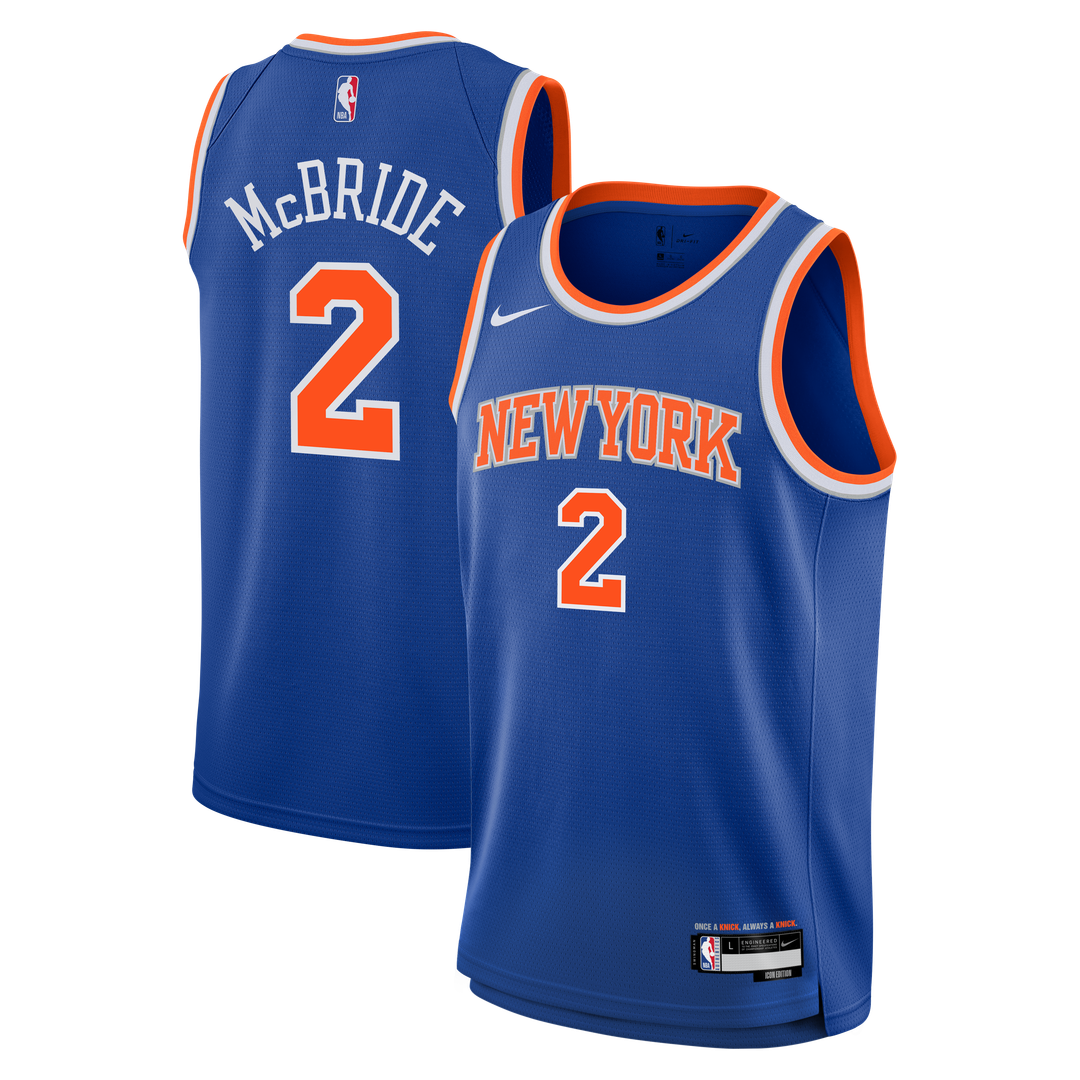 Miles McBride New York Knicks Nike Youth Swingman Jersey - Icon Edition - Blue