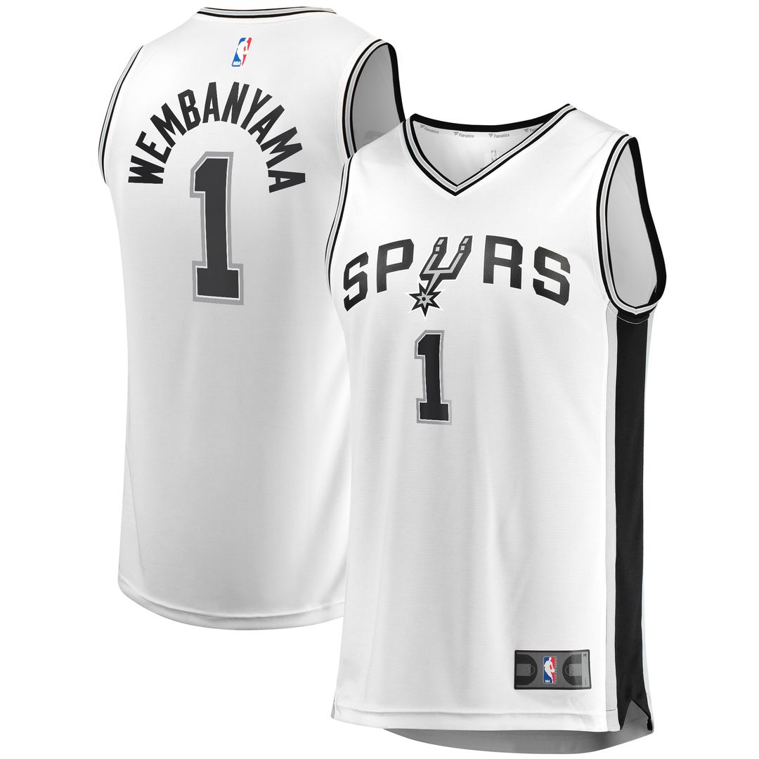Victor Wembanyama San Antonio Spurs Fanatics Youth Fast Break Player Replica Jersey - Icon Edition - Black