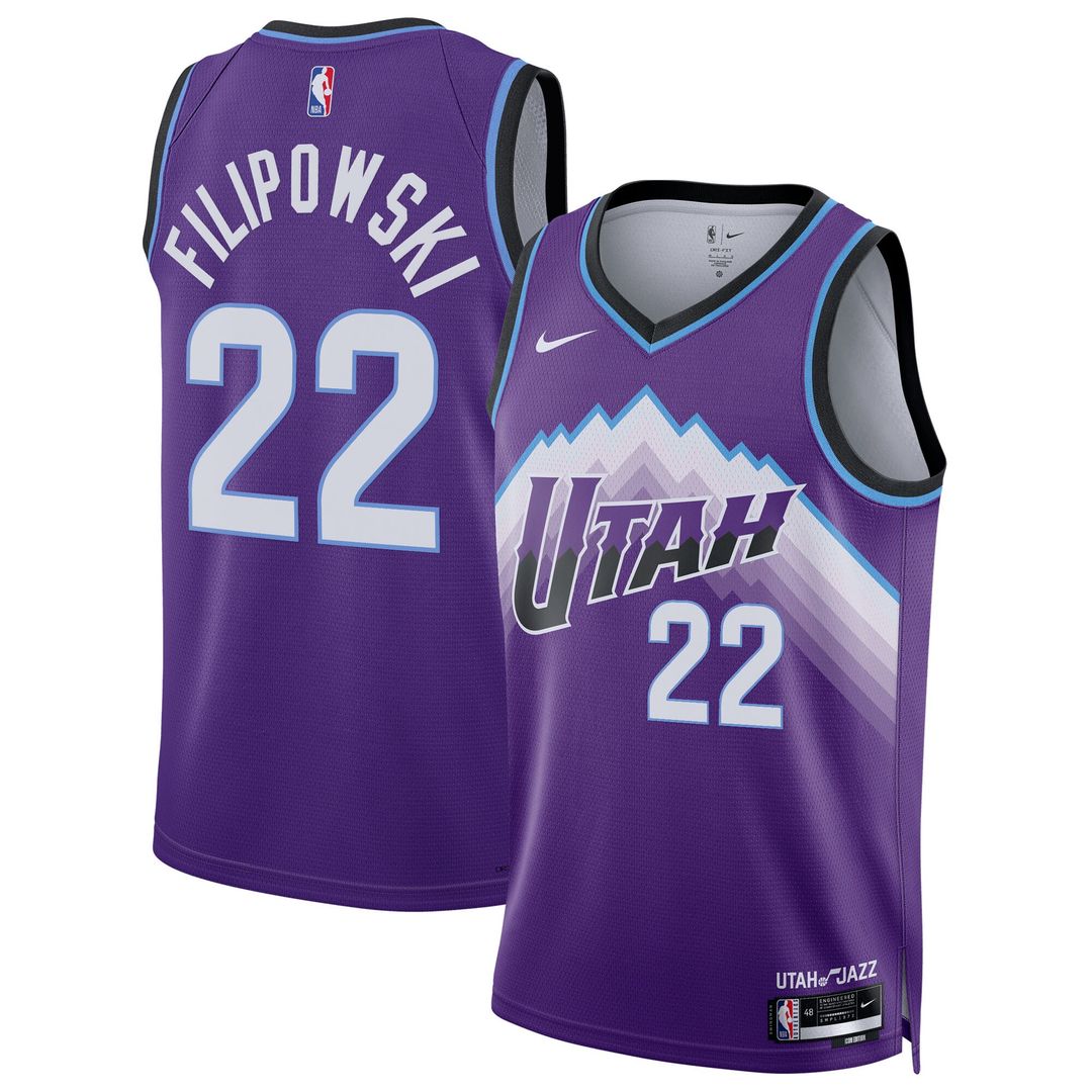 Kyle Filipowski Utah Jazz Nike Unisex Swingman Jersey - Icon Edition - Purple