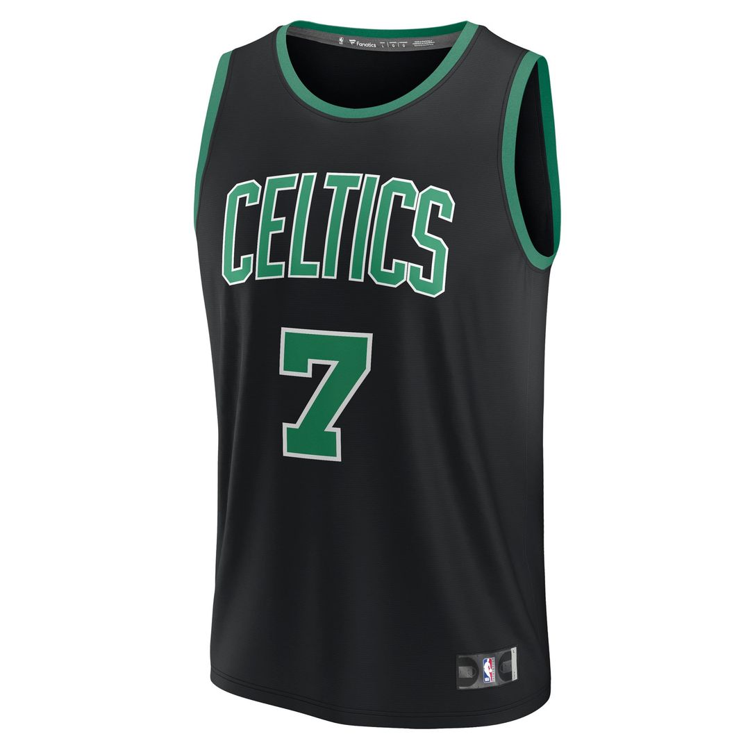 Jaylen Brown Boston Celtics Fanatics Youth Fast Break Player Replica Jersey - Statement Edition - Black