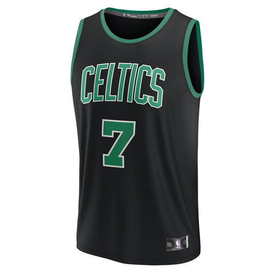 Jaylen Brown Boston Celtics Fanatics Youth Fast Break Player Replica Jersey - Statement Edition - Black