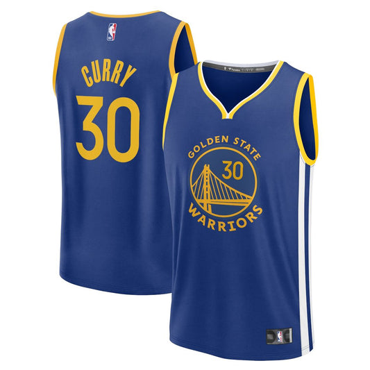 Stephen Curry Golden State Warriors Fanatics Youth Fast Break Player Replica Jersey - Icon Edition - Royal