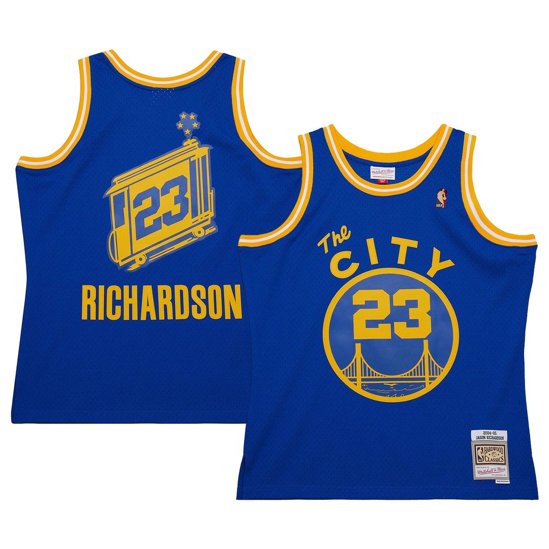 Jason Richardson Golden State Warriors Mitchell & Ness 2004/05 Hardwood Classics Swingman Jersey - Royal