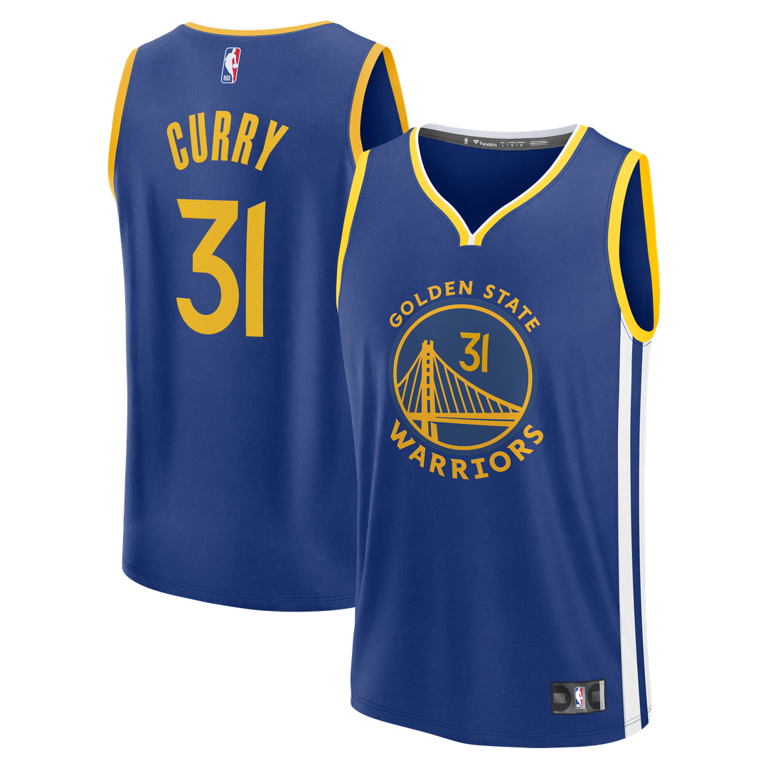 Seth Curry Golden State Warriors Fanatics Fast Break Replica Jersey - Blue - Icon Edition