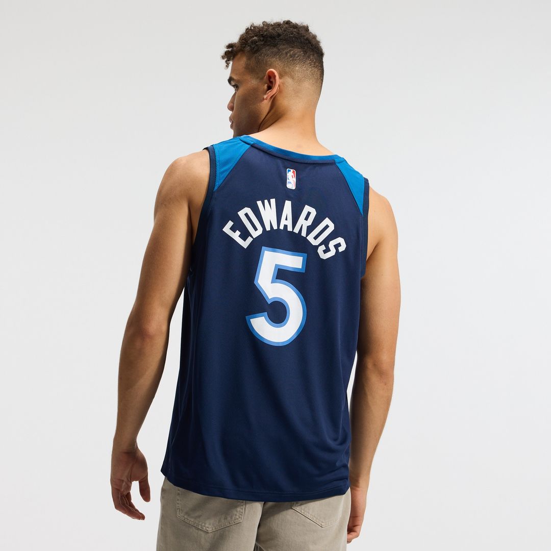 Anthony Edwards Minnesota Timberwolves Fanatics Fast Break Player Replica Jersey - Icon Edition - Navy
