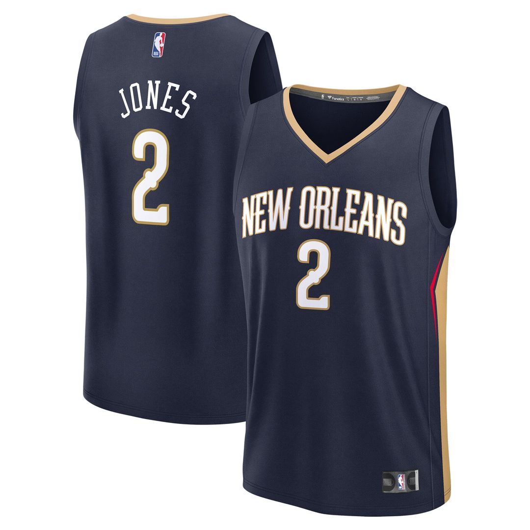 Herbert Jones New Orleans Pelicans Fanatics Fast Break Player Replica Jersey - Icon Edition - Navy