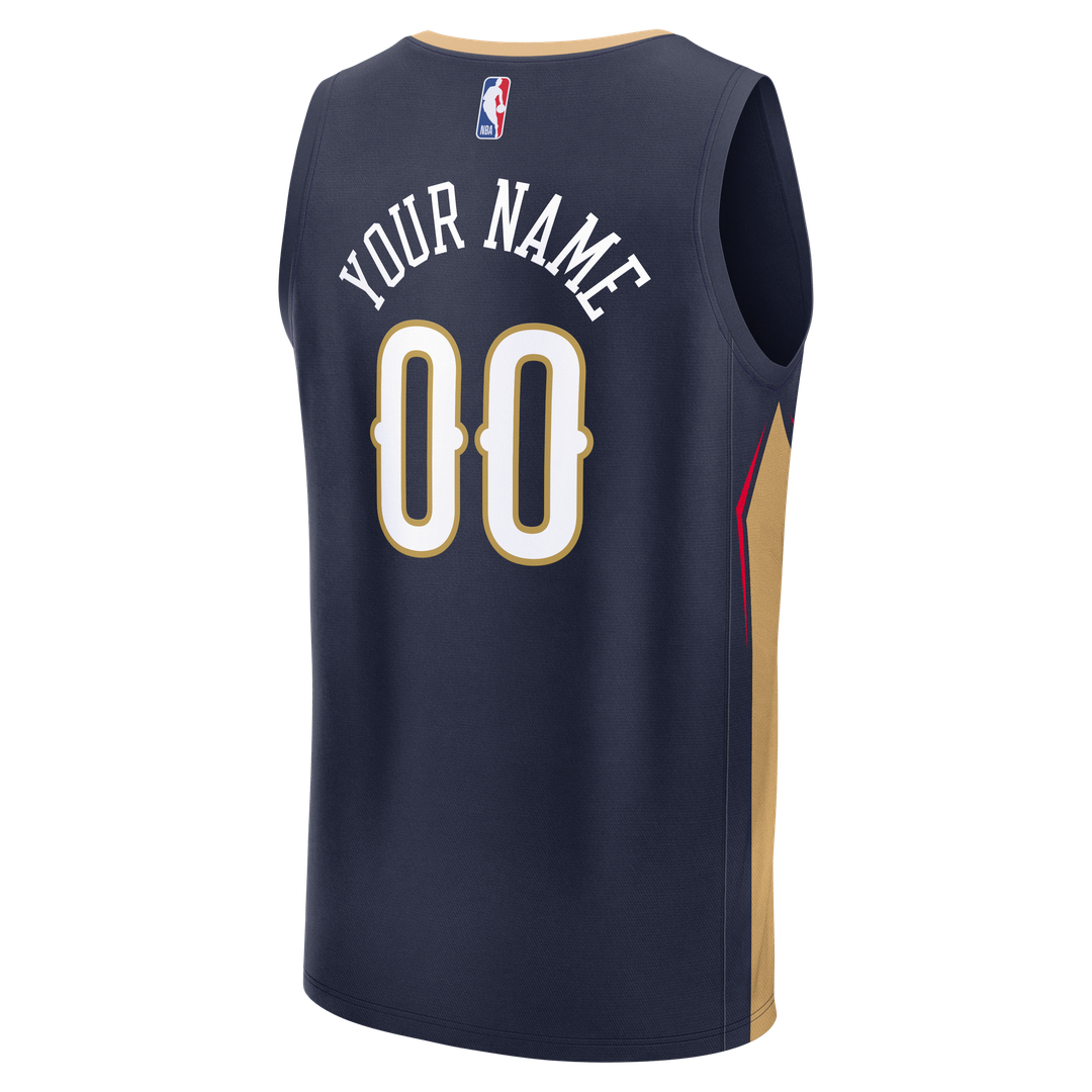 New Orleans Pelicans Fanatics Fast Break Custom Jersey - Statement Edition - Red