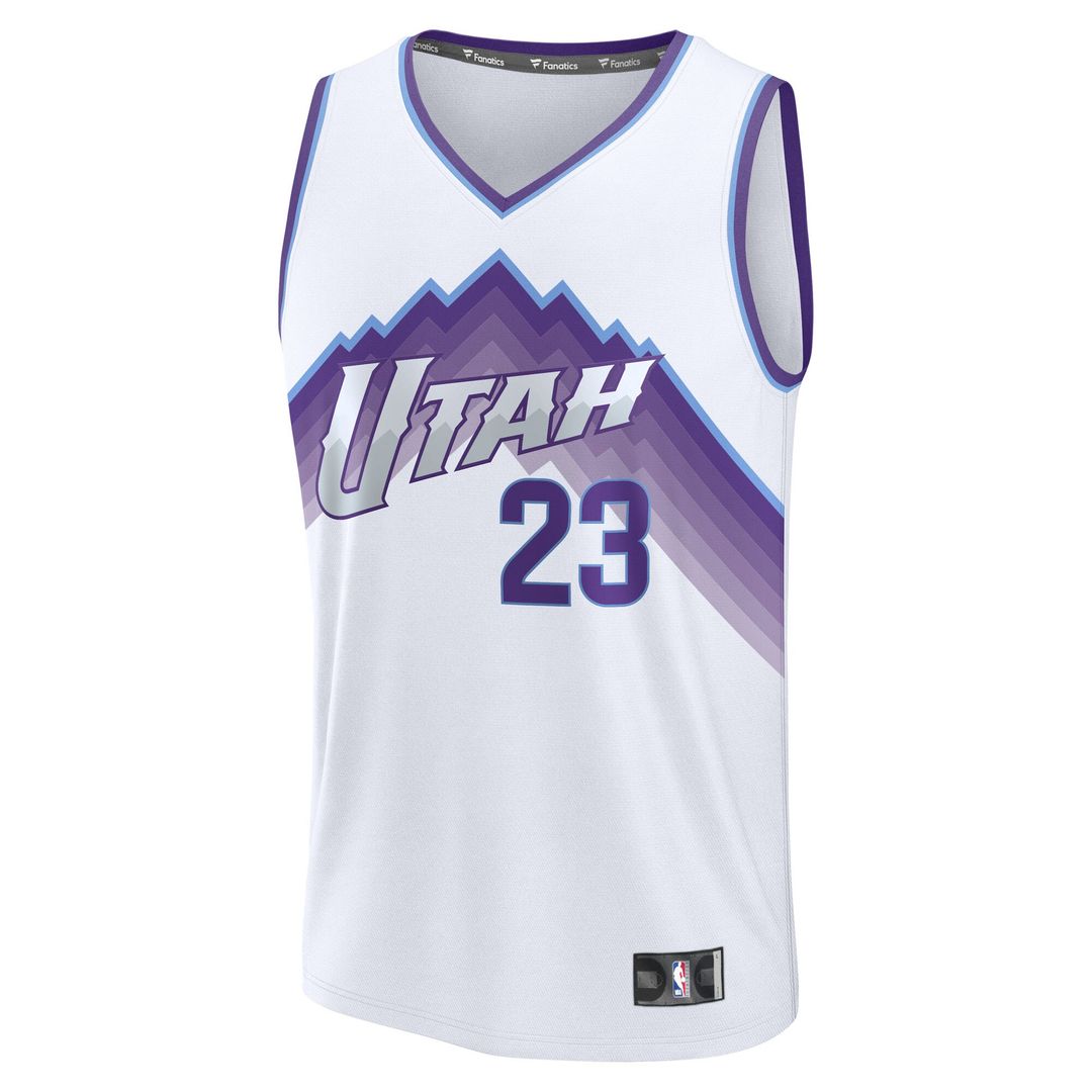 Lauri Markkanen Utah Jazz Fanatics Fast Break Replica Jersey - Association Edition - White