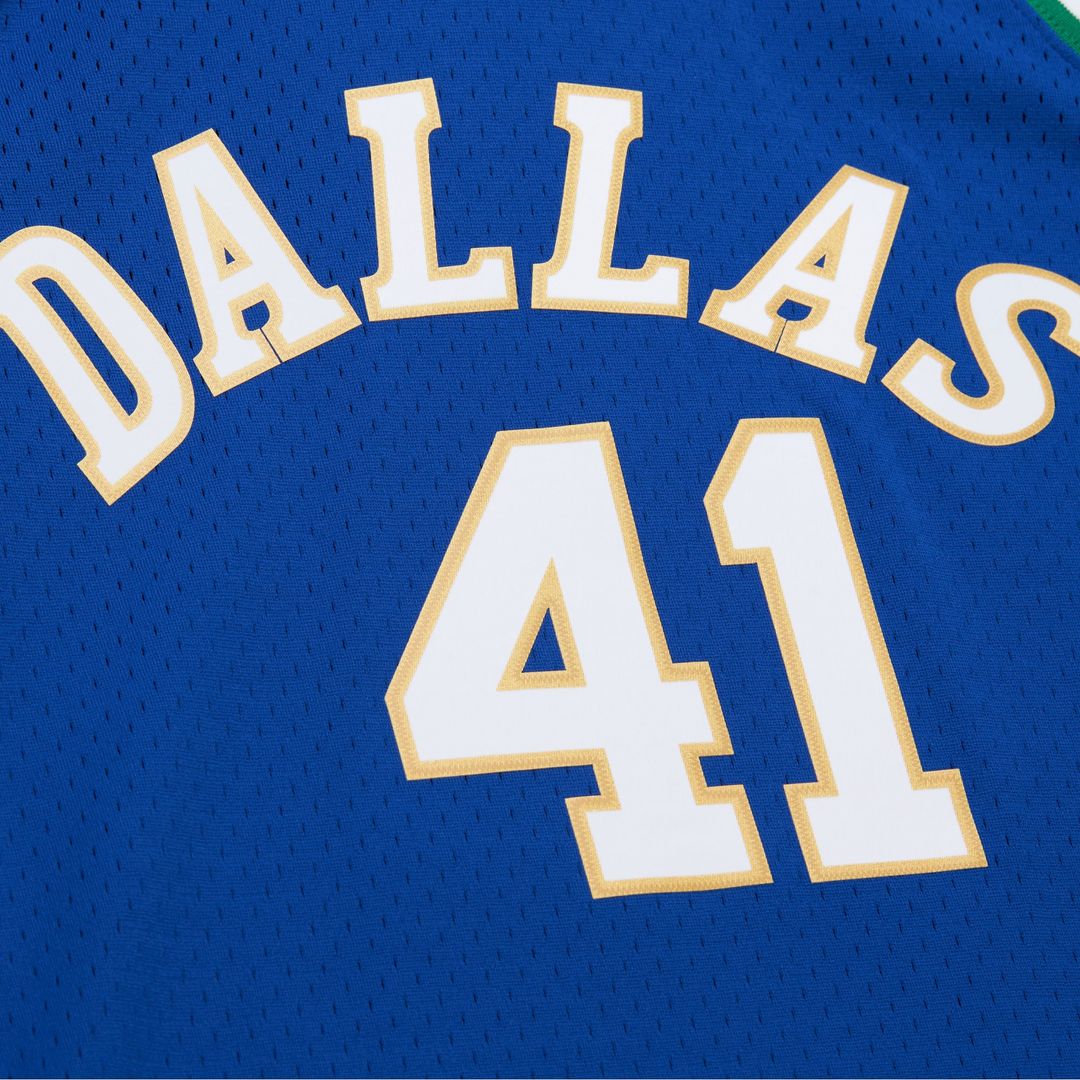 Dirk Nowitzki Dallas Mavericks 1998 Swingman Jersey - Royal