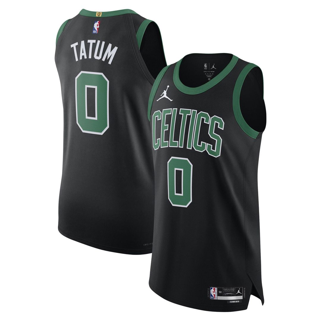 Jayson Tatum Boston Celtics Jordan Brand Player Authentic Jersey - Statement Edition - Black