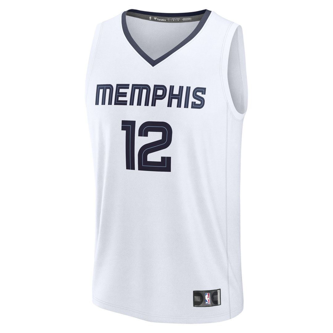 Ja Morant Memphis Grizzlies Fanatics Fast Break Player Replica Jersey - Association Edition - White
