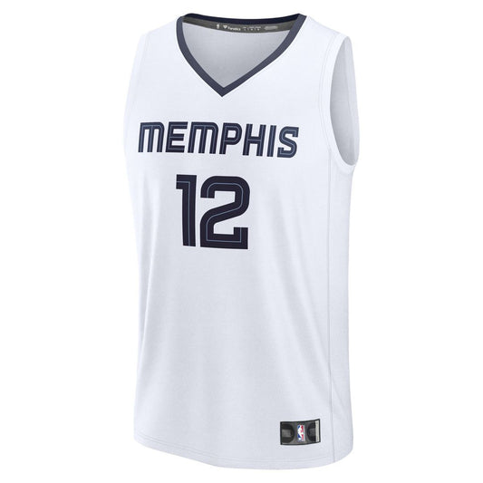 Ja Morant Memphis Grizzlies Fanatics Fast Break Player Replica Jersey - Association Edition - White