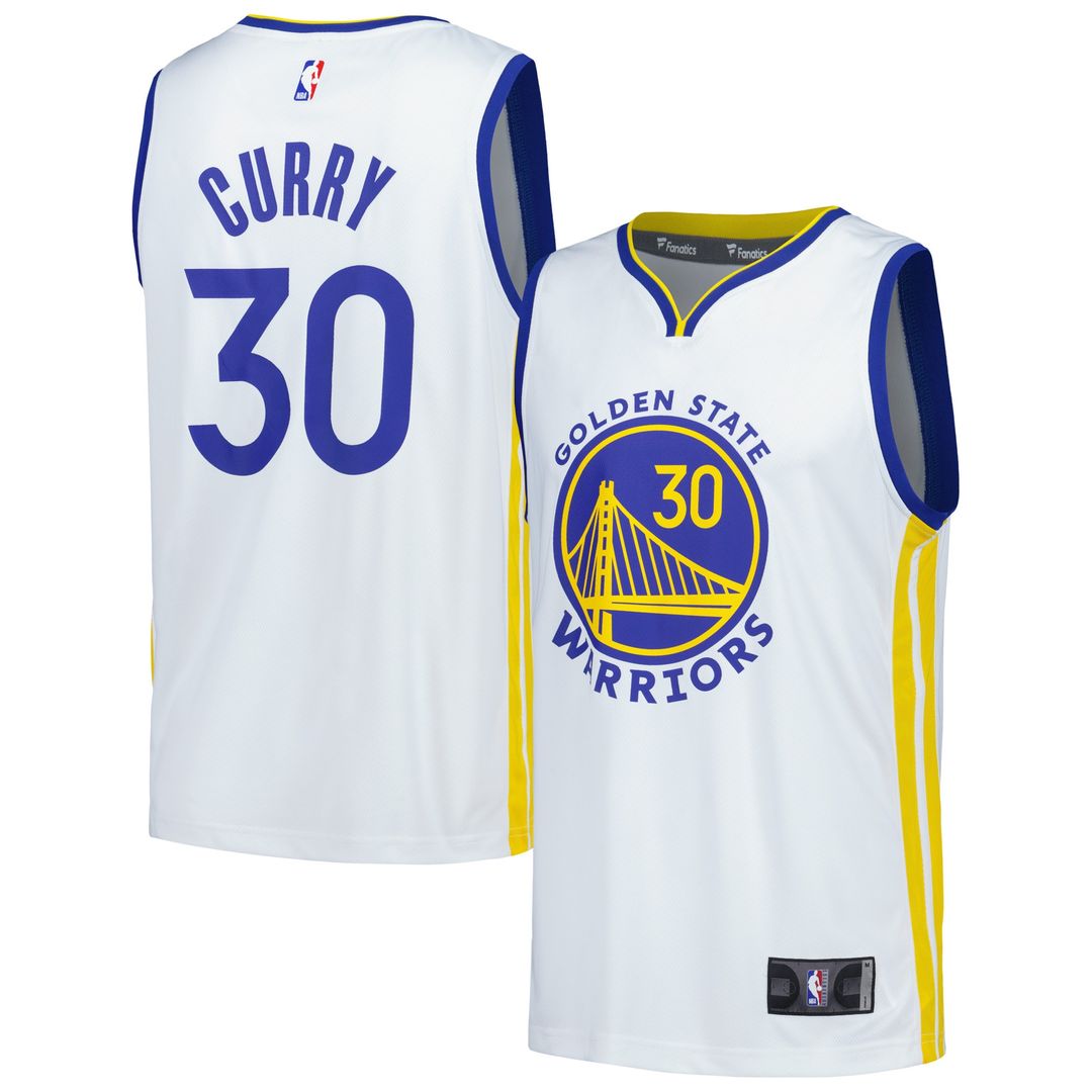 Stephen Curry Golden State Warriors Fanatics Fast Break Player Replica Jersey - Association Edition - White