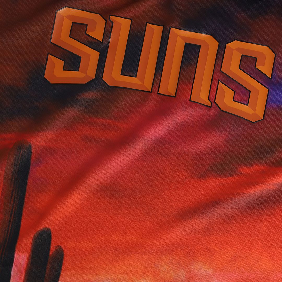 Phoenix Suns NBA & KidSuper Studios by Fanatics Unisex Hometown Jersey - Red