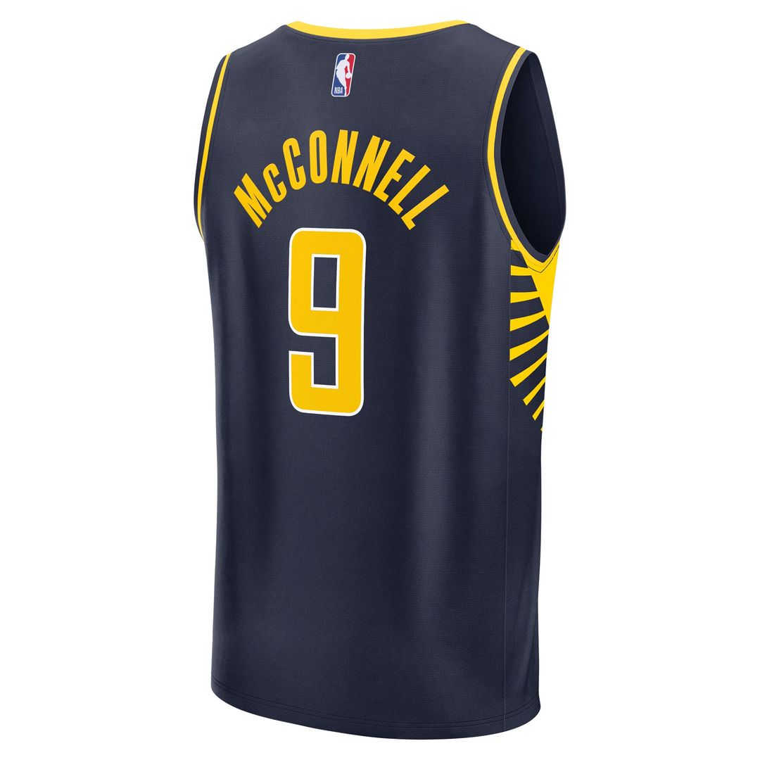 T.J. McConnell Indiana Pacers Fanatics Youth Fast Break Player Replica Jersey - Icon Edition - Navy