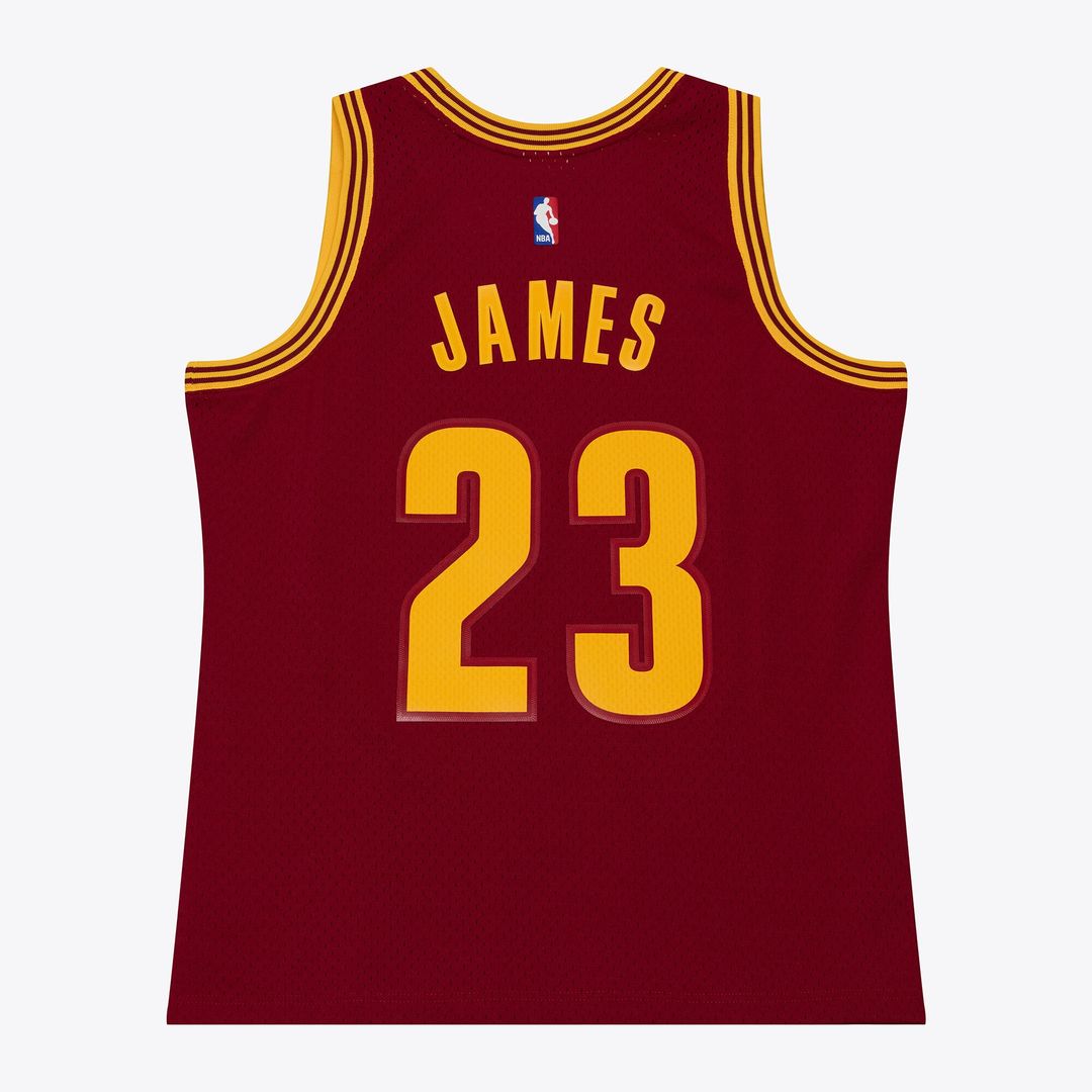 LeBron James Cleveland Cavaliers Mitchell & Ness 2015 - 16 Swingman Jersey - Wine