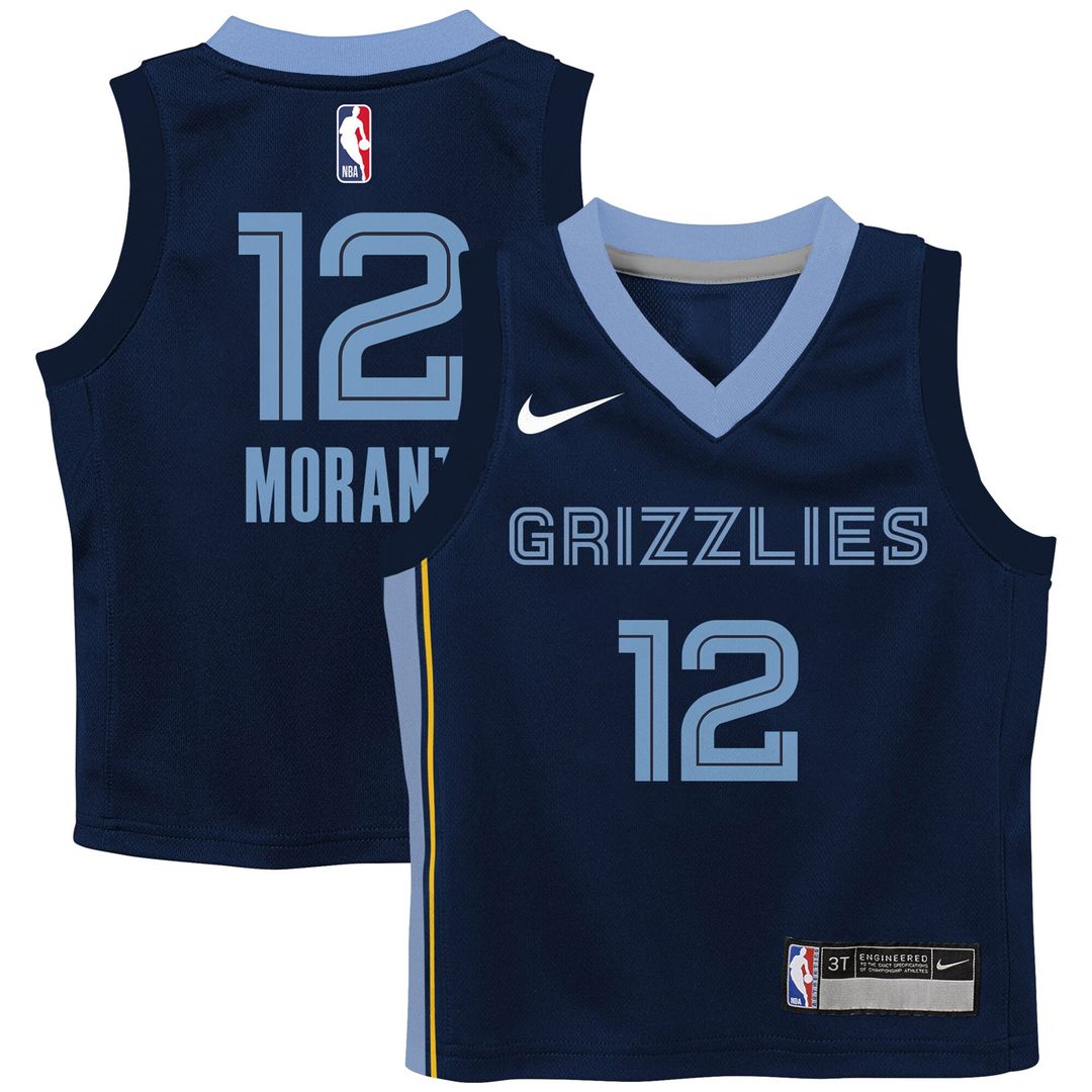 Ja Morant Memphis Grizzlies Nike Preschool Player Swingman Jersey - Icon Edition - Navy