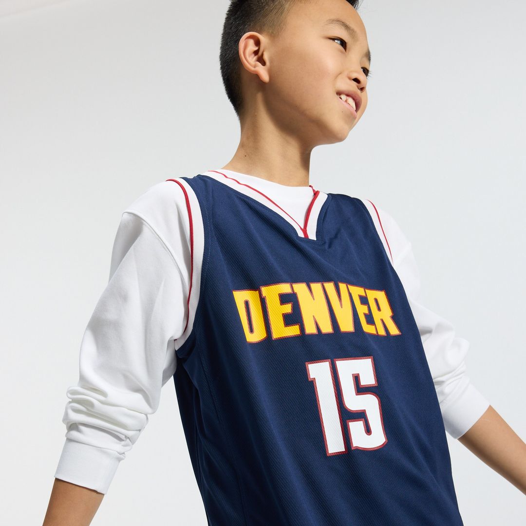 Nikola Jokic Denver Nuggets Fanatics Youth Fast Break Player Replica Jersey - Icon Edition - Navy