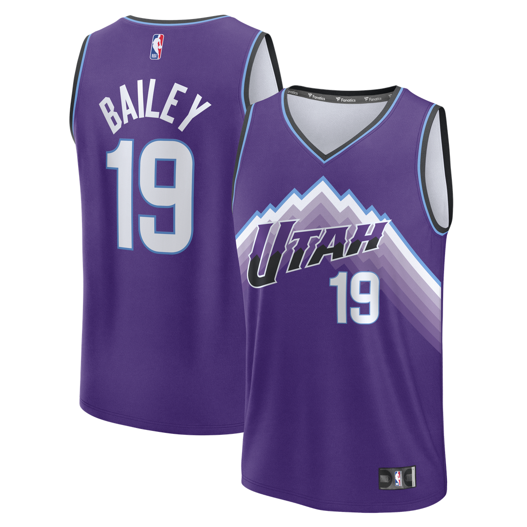 Ace Bailey Utah Jazz Fanatics Fast Break Replica Jersey - Purple - Icon Edition